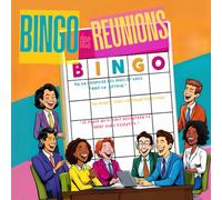Bingo des Réunions - Transformez Vos Réunions en Jeu | Carnet Drôle 21x21 cm avec 16 Cases à Cocher | Idéal pour Survivre aux Réunions Ennuyantes | ... | Cadeau Original pour Collègues et Managers