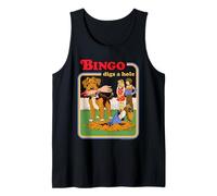Bingo Digs a Hole Sarcastic Dog Retro Funny Adult Humor Camiseta sin Mangas