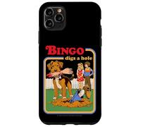 Bingo Digs a Hole Sarcastic Dog Retro Funny Adult Humor Carcasa para iPhone 11 Pro Max