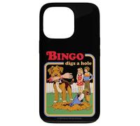 Bingo Digs a Hole Sarcastic Dog Retro Funny Adult Humor Carcasa para iPhone 13 Pro