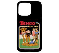 Bingo Digs a Hole Sarcastic Dog Retro Funny Adult Humor Carcasa para iPhone 15 Pro Max