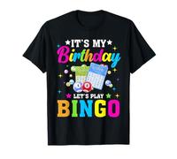 Bingo Es mi cumpleaños Juguemos a Bingo Vintage Xmas Camiseta