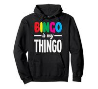 Bingo es mi Thingo Divertido Amantes del Bingo Diseño Sudadera con Capucha