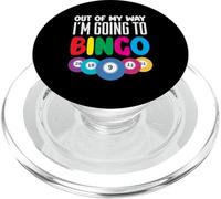 Bingo fuera de mi camino voy a jugador de bingo PopSockets PopGrip para MagSafe