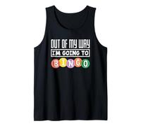 Bingo fuera de mi camino yendo al jugador de bingo Camiseta sin Mangas