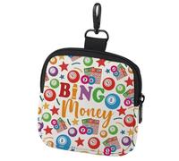 Bingo Gambler - Monedero de regalo para los amantes de los juegos de azar con temática de casino, Bingomoney 1c, moda