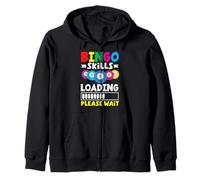 Bingo Habilidades Cargando, Por Favor Espere Colores Divertidos Sudadera con Capucha