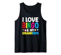 Bingo I Love Bingo & Jugador de mis nietos Camiseta sin Mangas
