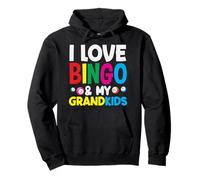 Bingo I Love Bingo & Jugador de mis nietos Sudadera con Capucha