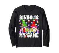 Bingo Is My Game Funny GNOME Saying For Crazy Bingo Lady Manga Larga
