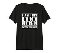 Bingo Jugador Bingo-Game dichos Divertidos Juego de Bingo Camiseta Premium