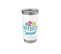 Bingo Jugador Bingo-Game dichos divertidos Juego de Bingo Vaso térmico de acero inoxidable de doble pared