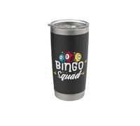 Bingo Jugador Bingo-Game dichos divertidos Juego de Bingo Vaso térmico de acero inoxidable de doble pared
