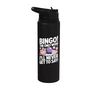 Bingo La única palabra que nunca llegaré a decir Stainless Steel Insulated Water Bottle