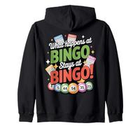 Bingo, Lo Que Sucede en el Bingo se Queda en Bingo, Jugador de Bingo Sudadera con Capucha