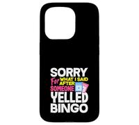 Bingo Perdón Por Lo Que Dije Gritó Bingo Carcasa para iPhone 15 Pro