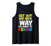 Bingo Sal De Mi Camino Voy A Jugador De Bingo Camiseta sin Mangas