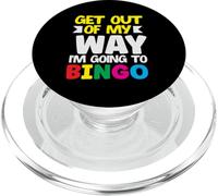 Bingo Sal De Mi Camino Voy A Jugador De Bingo PopSockets PopGrip para MagSafe