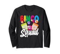Bingo Squad Player Fun Bingo Entusiasta Manga Larga