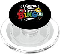 Bingo Time Funny Bingo Jugador Juego Amante Humor PopSockets PopGrip para MagSafe