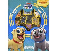 Bingo y Rolly. Historias animadas: Incluye un libro y figuritas con ventosa (Disney. Bingo y Rolly)