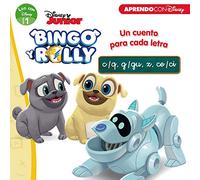Bingo y Rolly. Leo con Disney (Nivel 1). Un cuento para cada letra: c/q, g/gu, z, ce/ci (Disney. Lectoescritura) (Aprendo con Disney)