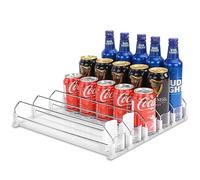 BingoHive Automático Dispensador Latas Nevera Organizador Latas Frigorífico Refrigerador Cocina Despensa Almacenamiento 25 latas de tamaño estándar de 330ML 440ML 500ML Cerveza Soda Refrescos Bebidas