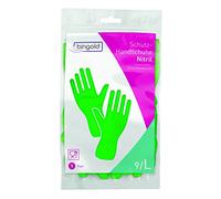 BINGOLD 504512 Guantes de Nitrilo, Reutilizables, 1 Par, Talla L, Verde