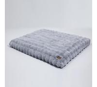 BingoPaw Cama para Perros Grande, 120x90x8cm XXL Colchón para Perros Colchoneta Perro Lavable, Base Antideslizante, para Perros Grandes, Gris