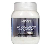 BINGOSPA sulfato y sal de baño de magnesio para dolores de cabeza y migrañas 1250 g