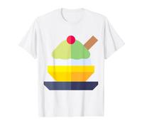 Bingsu Bingsoo Amante de la Comida Coreana Corea del Sur Camiseta gráfica económica, Hombre, Blanco, S
