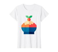 Bingsu Bingsoo Amante de la Comida Coreana Corea del Sur Camiseta gráfica económica, Mujer, Blanco, S