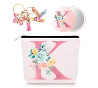 Bingtoo Bolsa de Maquillaje Personalizada, Regalo Personalizado Mujer, Regalo Mujer Cumpleaños, Neceser Mujer, K