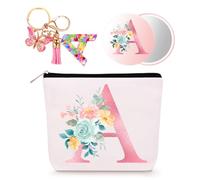Bingtoo Bolsa de Maquillaje Personalizada, Regalo Personalizado Mujer, Regalo Mujer Cumpleaños, Neceser Mujer