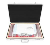 biniliubi OptometTriste Lentes Gafas Ensayo Óptico Con Marco Prueba Optometría Kit Lentes Ensayo Óptico Optometría Metal Herramienta Lente Lente Metal Optometristas Probadores Visión Particulares