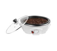 biniliubi tostador café eléctrico máquina de tostar granos 500g 1200W temperatura ajustable 0-240°C fondo alveolado calentador uniforme tapa cristal Ø32cm ideal hogar café restaurante