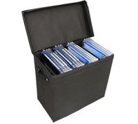 Biniveil Caja Para Cómics | Comic Book Case With Internal Triple Dividers,Contenedor Apilable Multiusos con Asa para Transportar Álbumes Fotografías Juguetes Marcos