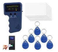 Biniveil Duplicadora, fotocopiadora y escritora de tarjetas - Copiadora de tarjetas duplicadora de tarjetas de mano RFID ID,Electrodomésticos portátiles de escáneres de identificación de 125 KHz con 6