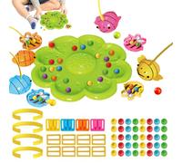 Biniveil Juego De | Juego Magnético De Recolección De Abejas con Semillas - Juguete Educativo Interactivo para Niños Y Niñas Que Desarrolla Habilidades En Casa O Viaje