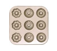 Biniveil Moldes Para Donuts Para Horneado - Bandeja Antiadherente Resistente Al Calor | Molde Para Agujeros De Donuts,Para Cocina En El Hogar Elaboración De Postres Planificación De Fiestas Cocina