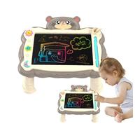 Biniveil Pizarra LCD para Escritura | Pizarra de Dibujo Borrable | Materiales de Arte Portátiles para Niños, Pizarra Reutilizable con Soporte para Práctica de Escritura