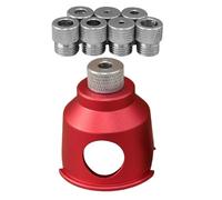 Biniveil Posicionador Para Taladrar Agujeros Rectos - Guía de Localización de Agujeros de Taladro para Carpintería a 90 Grados,Herramienta de Centrado con Espigas de Acero Inoxidable para Taller