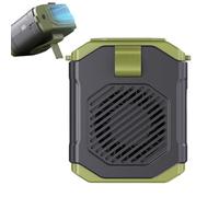 Biniveil Ventilador de Sujeción para Cintura - Ventilador Portátil para Cuello - Linterna Portátil Dispositivo de Aire Fresco Manos Libres para Camping Senderismo Viaje Playa Actividades