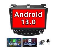 Binize Android 9.1 10 Inch Touch Screen Android Car Multimedia Radio,in-Dash Car Stereo,with GPS Navigation,WiFi,Bluetooth,Mirror Link,USB, for 2003-2007 Honda Accord Stereo Radio (2G RAM+16G ROM)