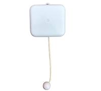 BinkeGG Caja de música de cuerda de plástico blanco con mecanismo musical Sankyo Tune: When You Wish Upon a Star