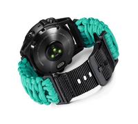 BINLUN Correa Compatible con Garmin 20MM/22MM/26MM Paracord 550 Para Quickfit Correa Nylon Militar Resistente Pulseras de Repuesto Ideal para Garmin Fenix para Forerunner para MARQ para Approach