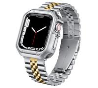 BINLUN Correa de Metal Compatible con Apple Watch 46mm 45mm 44mm 42mm 41mm 40mm 38mm 49mm Correas de Acero Inoxidable con TPU Funda Aptas para iWatch Series 11/10/9/8/7/SE2/SE/6/5/4/3/2/1/SE3/Ultra