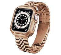 BINLUN Correa de Metal Compatible con Apple Watch 46mm 45mm 44mm 42mm 41mm 40mm 38mm 49mm Correas de Acero Inoxidable con TPU Funda Aptas para iWatch Series 11/10/9/8/7/SE2/SE/6/5/4/3/2/1/SE3/Ultra