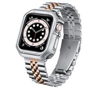 BINLUN Correa de Metal Compatible con Apple Watch 46mm 45mm 44mm 42mm 41mm 40mm 38mm 49mm Correas de Acero Inoxidable con TPU Funda Aptas para iWatch Series 11/10/9/8/7/SE2/SE/6/5/4/3/2/1/SE3/Ultra