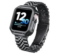 BINLUN Correa de Metal Compatible con Apple Watch 46mm 45mm 44mm 42mm 41mm 40mm 38mm 49mm Correas de Acero Inoxidable con TPU Funda Aptas para iWatch Series 11/10/9/8/7/SE2/SE/6/5/4/3/2/1/SE3/Ultra